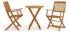 vidaXL 3-tlg. Bistro-Set Klappbar Massivholz Akazie Produktbild-Vorschau 8