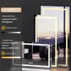 A display of LED mirrors with feature callouts. Podgląd zdjęcia produktu