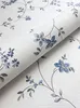 NEWROOM Tapete Blau Vliestapete Blumen - Vintage Floral Produktbild-Vorschau 2