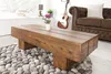 Drewniany brązowy stolik kawowy 100x45 cm stylowy do salonu Podgląd zdjęcia produktu 3