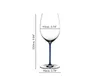 Riedel Handmade Cabernet/Merlot Dunkelblau Náhľad obrázku produktu 6