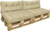 VOUNOT® Palettenkissen 4er Set für Indoor und Outdoor, Produktbild-Vorschau 1