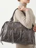Dames Schoudertas Printed Suede met Verstelbare Draagband  Productafbeelding-voorbeeld 7