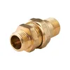 Messing Gewinde-Fitting Verschraubung gerade flachdichtend Produktbild-Vorschau 2