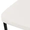 A close-up view of the seat of a white chair. Náhled obrázku produktu