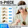 Lupenbrille mit Licht, LED Kopfbandlupe, Lupe mit Licht, 1- Produktbild-Vorschau 2