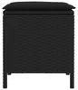 vidaXL Tabourets de jardin, lot de 2, noir, 38 x 38 x 45 Voir les images du produit 4