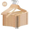 Kleiderbügel Holz 20er Set – Holzbügel aus Massivholz mit Produktbild-Vorschau 1