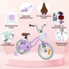 Bicicletta per bambini COSTWAY con cestino, campanello, Anteprima dell’immagine prodotto 7