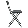 vidaXL Bistrostühle 4 Stk. Klappbar Schwarz Poly Rattan und Produktbild-Vorschau 7