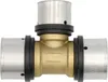 Pressfitting T-Stück 32x3 26x3 32x3 mm TH Kontur Produktbild-Vorschau 2