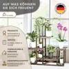 TTL HOME Pflanzenregal SKYLINE 96x97x25cm Holz braun Produktbild-Vorschau 7