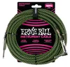 Ernie Ball EB6077 Instrumentenkabel, 3m, schwarz/grün Produktbild-Vorschau 1
