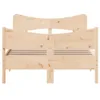 vidaXL Massivholzbett ohne Matratze 120x190 cm Kiefernholz Produktbild-Vorschau 4