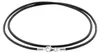 Auroris leren ketting, zwart, dikte 2 mm, met Productafbeelding-voorbeeld 1