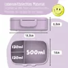 Brotdose Kinder mit Fächern, BPA frei, Lunchbox, Bento box, Produktbild-Vorschau 6