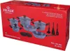 A red box packaging for a cookware set, displaying images of the pots and pans inside. Náhľad obrázku produktu