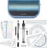 CALCUSO Geometrie Set PRO – Blaues Mäppchen mit Zirkel, Produktbild-Vorschau 1
