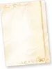 Briefpapier Hochzeit creme (100 Sets inkl. Kuverts) Produktbild-Vorschau 2