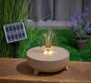 Solar Springbrunnen Gartenbrunnen ⌀ 32cm Wasserfontäne mit Produktbild-Vorschau 1
