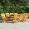 Gartenstühle 8 Stk. Klappbar 61x67x90 cm Massivholz Teak Produktbild-Vorschau 2