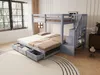 Patrová postel 90 x 200 cm s výsuvným lůžkem 90/180 x 190 Náhled obrázku produktu 17