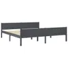 Letto in legno massiccio di pino grigio 180x200 cm Anteprima dell’immagine prodotto 7