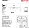 Spirella Duschvorhang für Duschspinne Duschfaltschirm Produktbild-Vorschau 5