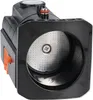 A close-up studio shot of a black coffee machine brewing unit. Produktbild-Vorschau