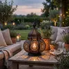 Orientalische Laterne Metall Lamis Schwarz 30cm | Produktbild-Vorschau 11
