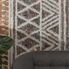 TT Home Wohnzimmer Schlafzimmer Teppich Hochflor Fransen Produktbild-Vorschau 4