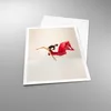 Poster - Poster ohne Rahmen - Ballerina Tanz Rot - 70x100 Produktbild-Vorschau 3