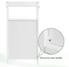 A white multi-tiered storage cabinet with a close-up inset showing a screw fixture for stability. Produktbild-Vorschau