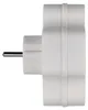 Mehrfachsteckdose, 2x Euro + 1x Schuko mit Schalter, weiss Produktbild-Vorschau