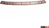 A silver car bumper protector with red trim, shown against a white background. Produktbild-Vorschau