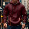 ASKSA Pánská mikina s kapucí Basic Jogging Sport Hoodie Náhled obrázku produktu 2