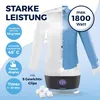 A product image showing a shirt being dried and steamed by a device. Produktbild-Vorschau