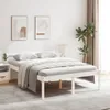 vidaXL Seniorenbett Weiß 120x190 cm Massivholz Kiefer Produktbild-Vorschau 9