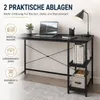 Lina® Computertisch, im Industrie Design, aus Holz, Produktbild-Vorschau 8