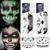 Tatuaggi facciali per Halloween - Set da 4 fogli di Anteprima dell’immagine prodotto 1