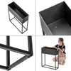 KADAX Ampio portafiori con vaso 60x70 cm, acciaio, nero Anteprima dell’immagine prodotto 10