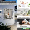 Fliegengitterfenster zum Teleskopieren – 130x150 cm, weiß Produktbild-Vorschau 1