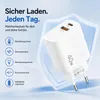 40W USB-C GaN Ladegerät - Dual-Port Schnellladeadapter (40W Produktbild-Vorschau 4