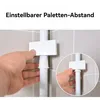 Küchenregale, Teleskopstange, rutschfest, Eckregal, Produktbild-Vorschau 6