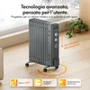 VonHaus Radiatore a Olio Elettrico 11 Elementi, Stufa ad Anteprima dell’immagine prodotto 8
