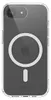 The back of a clear phone case with MagSafe ring and Apple logo visible through it. Náhled obrázku produktu