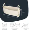 Baumwollkorb Badezimmer, Korb für Toilettenpapier, HMF 39030-38CM-30, 38,5x15,5x14cm Produktbild-Vorschau