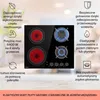 Klarstein kombinowana płyta gazowo-ceramiczna 2-palniki i 2 Podgląd zdjęcia produktu 2