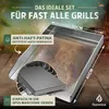 Flammtal [Das Original] – Grillplatte aus 4mm rostfreiem Produktbild-Vorschau 2