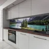 Dedeco Küchenrückwand Motiv: Berge V1, 3mm Aluminium Produktbild-Vorschau 2